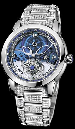 Replica Ulysse Nardin Exceptional Royal Blue Tourbillon 799-82 replica Watch